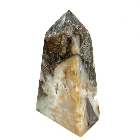 Sphalerite sugar druzy thick tower crystal natural healing stone rock - Picture 4 of 10